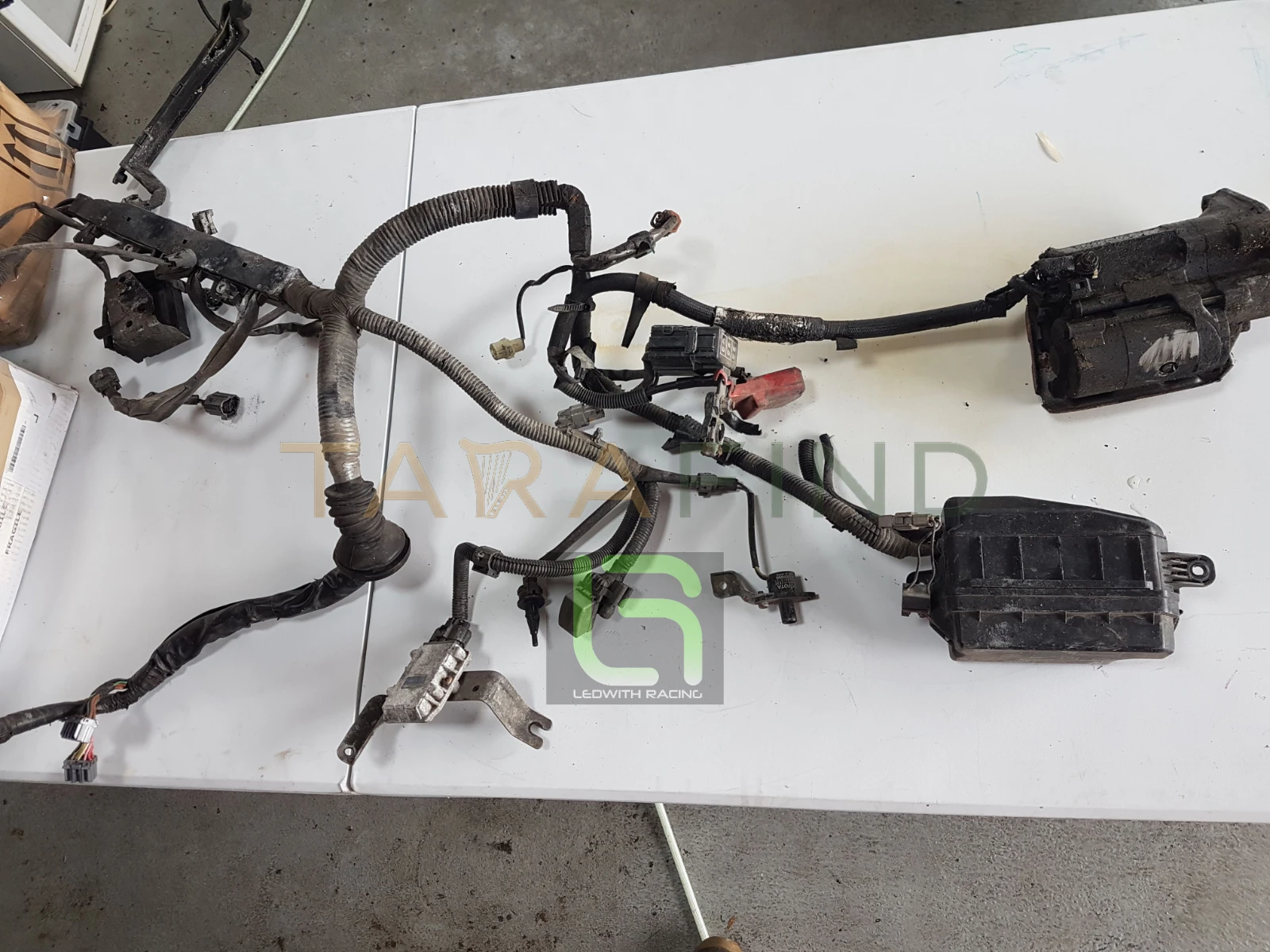 View Toyota Corolla AE92 4A-GE Engine Wiring Loom with Fuse Box and Igniter photo 3