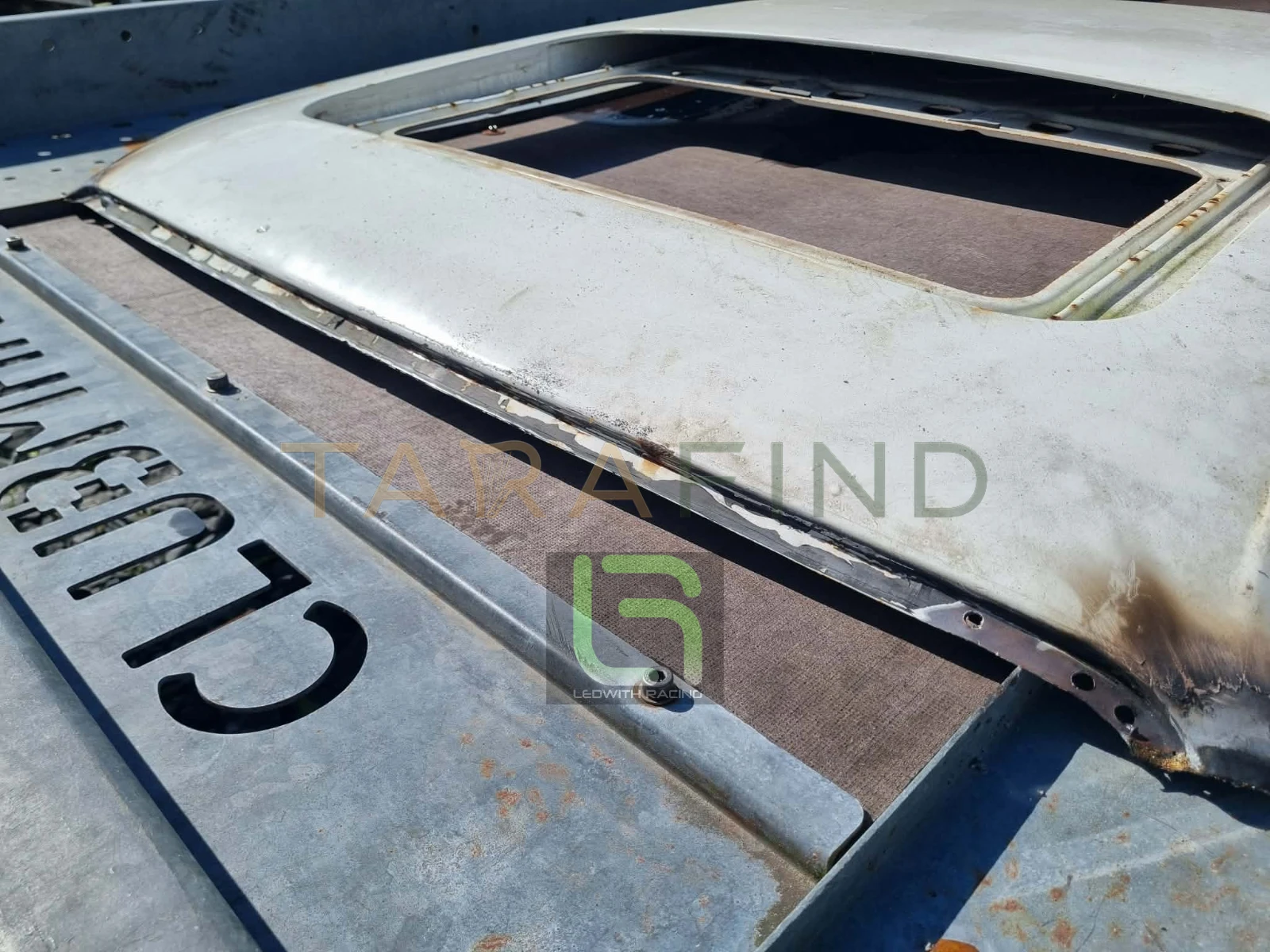 View OEM ford sierra 3dr cosworth Steel Roof Panel Skin with Sunroof Aperture and Frame photo 2